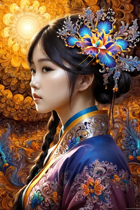 official art, highest details, beautiful and aesthetic, fractal art, colorful,
masterpiece, best quality, 1girl,  <lora:kwFemale_Beta40-SDXL_v1:1>, asian