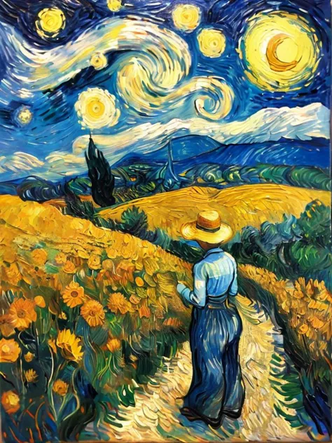 style of Vincent van Gogh [SDXL] 123
