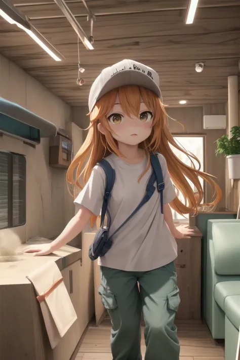 <lora:platelet:0.7> platelet \(hataraku saibou\),  pants
The soft lighting and detailed surroundings create an immersive environment where imagination runs wild