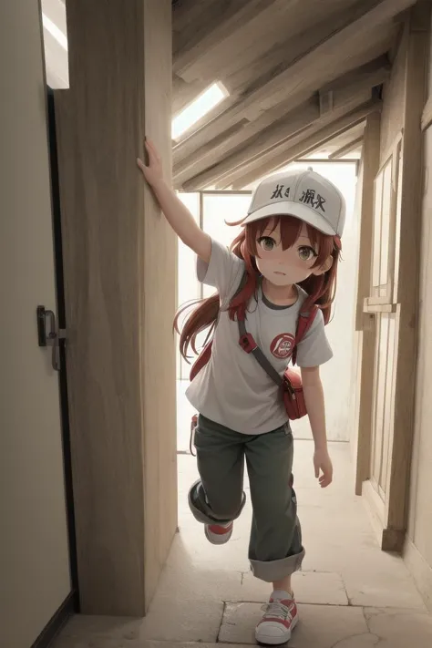 <lora:platelet:0.7> platelet \(hataraku saibou\),  pants
The soft lighting and detailed surroundings create an immersive environment where imagination runs wild