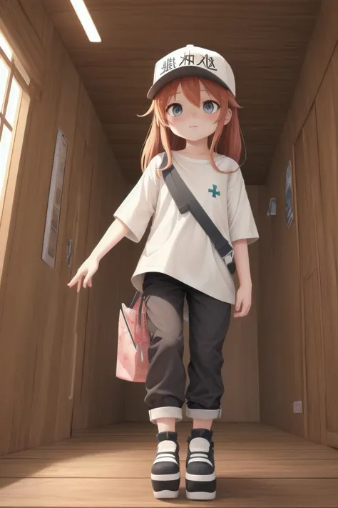 <lora:platelet:0.7> platelet \(hataraku saibou\),  pants
The soft lighting and detailed surroundings create an immersive environment where imagination runs wild