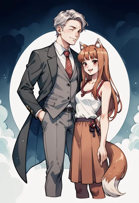 score_9,score_8_up,score_7_up,score_6_up,score_5_up,score_4_up, holo from spice and wolf, suit     <lora:more_details:1> <lora:K...