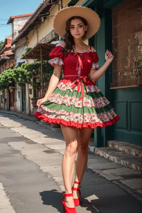 "Caipira" Dress (Brazilian Festival)