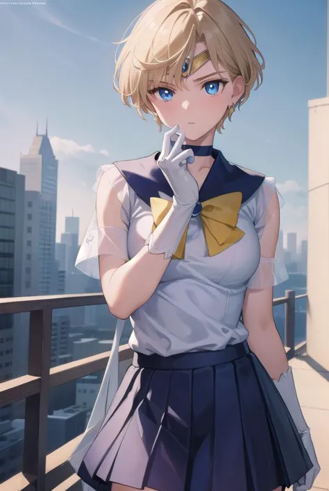 sailoruranus, <lyco:sailoruranus-lyco-nochekaiser:1>,
sailor uranus, blonde hair, blue eyes, (parted bangs:1.5), short hair, ver...