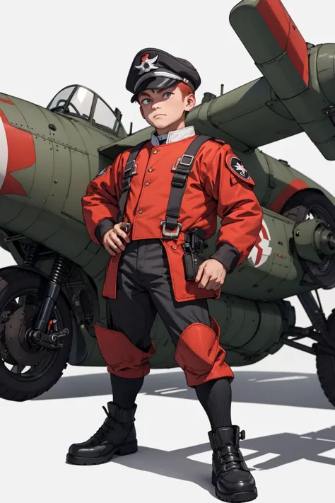 <lora:red_baron_outfit-000004:1> red baron outfit