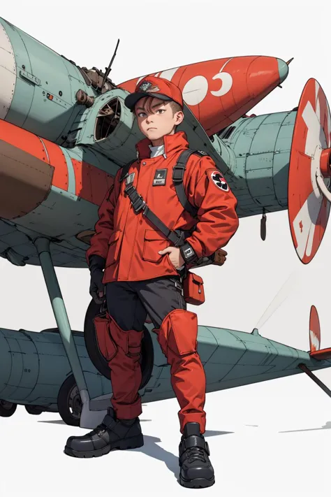 <lora:red_baron_outfit-000004:1> red baron outfit