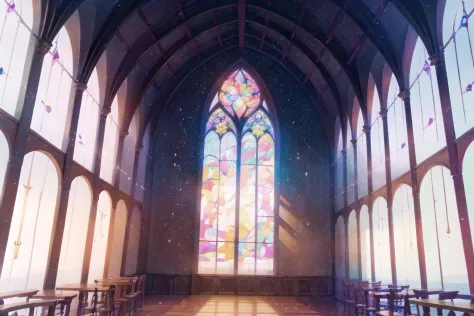 masterpiece, best quality,stained glass,no humans,
