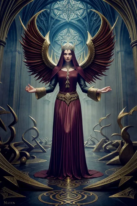 por Anne Stokes, por Anato Finnstark, (Por Matthew Pillsbury, (por Dora Carrington, exaltado)), mitológico, regal, regal,  