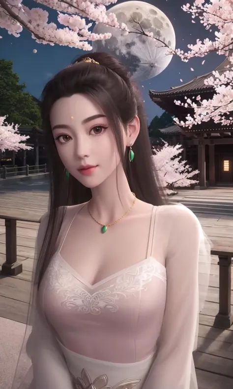 (,1girl, pov,best quality,masterpiece,  ) ,(((,night, full moon, cherry blossoms, )))   <lora:DA_YingYueRu:0.6>
ultra realistic ...