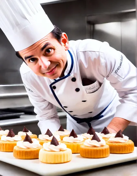 A world-renowned pastry chef