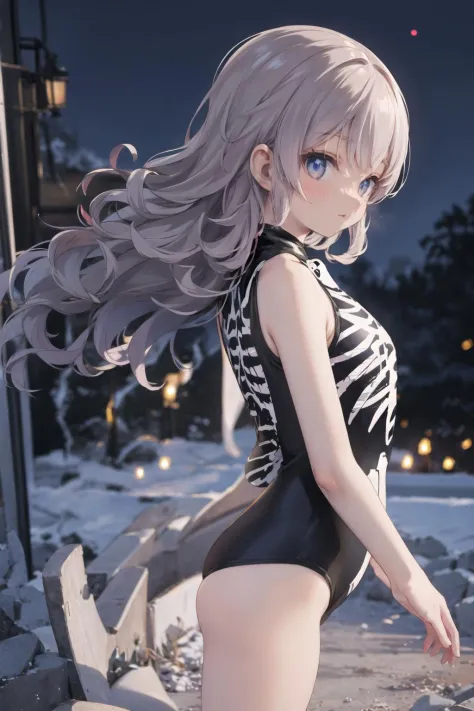 Skeleton Leotard