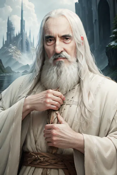 Christopher Lee (Saruman the White, Count Dooku)