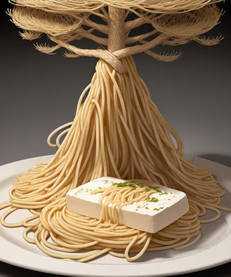 And Donald Trump broke the bread and lay upon it the churned milk of the (spaghetti tree)