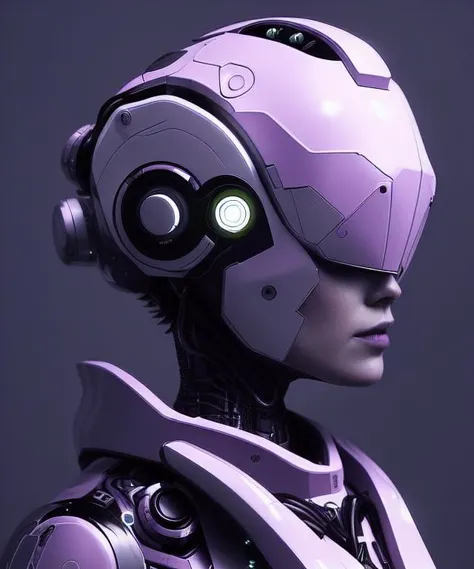 nousr robot  [rustic futuristic robot:woman:10],  small flowers  on top, apex legends, epic lighting, ultra detailed