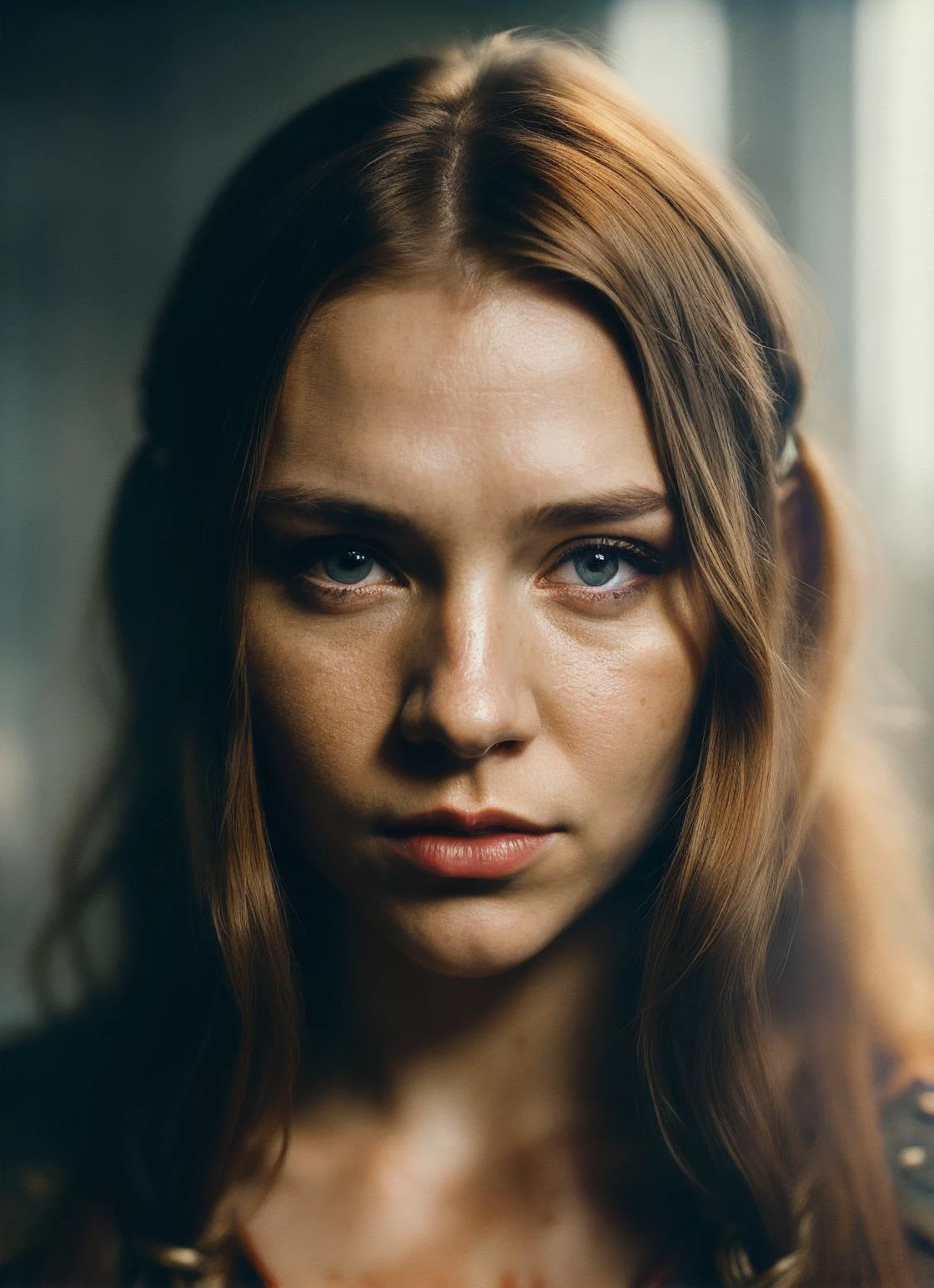 A stunning intricate full color portrait of (sks woman:1) as (viking ...