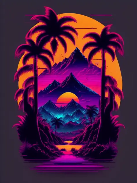 Synthwave T-shirt