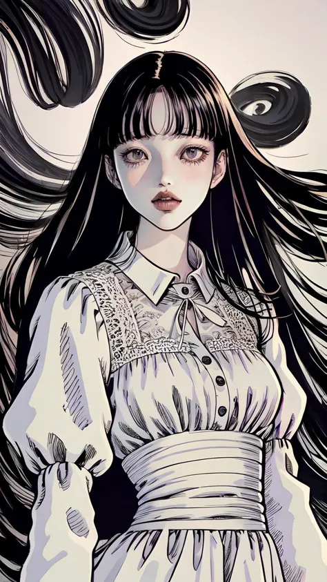 <lora:junji_ito:1.2>, junji_ito style,  <lora:guastary2:0.7>,gua,  
masterpiece, best quality, (highres), CG, extremely detailed...