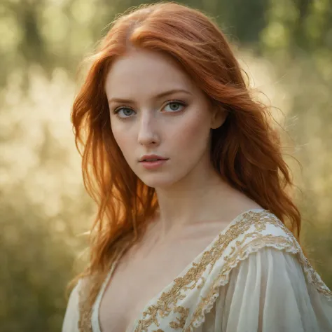 cinematic photo award-winning photo of a beautiful stshpo girl, redhead, stunningly beautiful, masterpiece, ultra high quality, ...