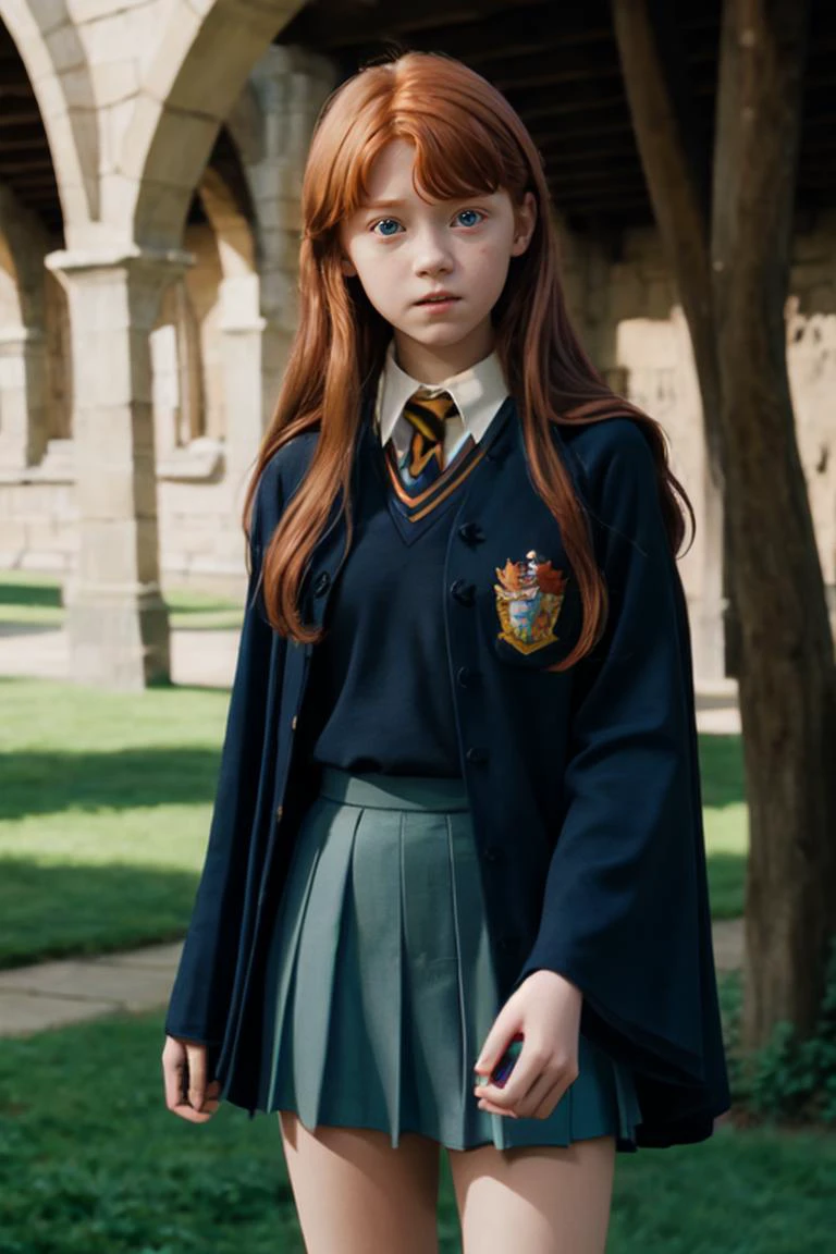 AS-YoungV2, age 20, 1girl, ron weasley as a teen, genderswap \(mtf\), 1girl, GS-Girlish, long hair, very long hair, red hair, blue eyes, (freckles:0.7)
, 20 years old, hogwarts , masterpiece, best quality, highly detailed
, RAW photo, high detail, film grain, masterpiece, realistic, solo
