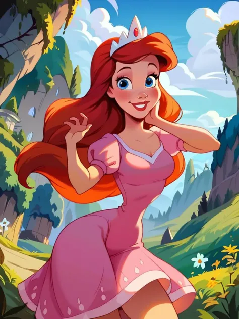 Ariel (The Little Mermaid) Princess Disney - SD 1.5 | XL PONY - by YeiyeiArt