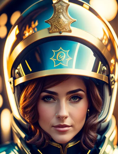 a close up of a woman wearing a helmet  <hypernet:ladyra-3500:0.7>