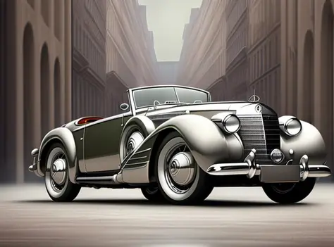 digital rendering of 1940 Benz car, fantasy, intricate motion blur designs, elegant, highly detailed, sharp focus,
art by Artgerm and Greg Rutkowski and WLOP, Berlin background,