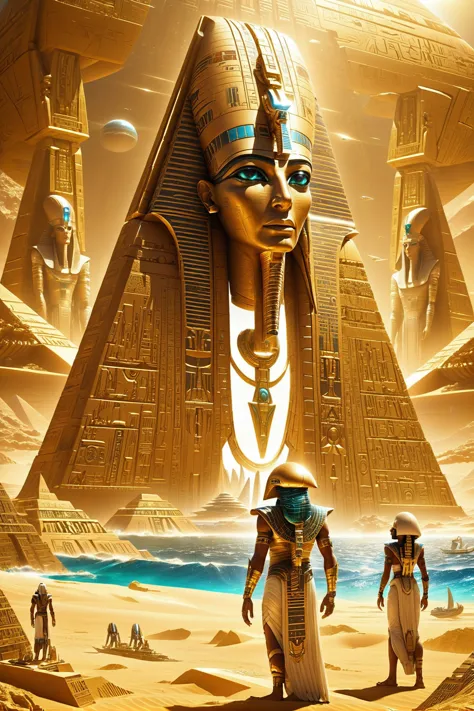 far future scifi, photograph, cinematic, (ancient egyptian:0.2), scifi, Open Ocean<lora:EnvyBetterHiresFixXL01:0:hr=1><lora:EnvyEgyptianFuturismXL01:0.5>