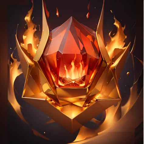 <lora:noelia_ponce_style:0.8>,((masterpiece,best quality)), absurdres, <lora:Spiritual_Stones_Zelda_v2:0.7>,  gemstone, (fire, swirling flames),