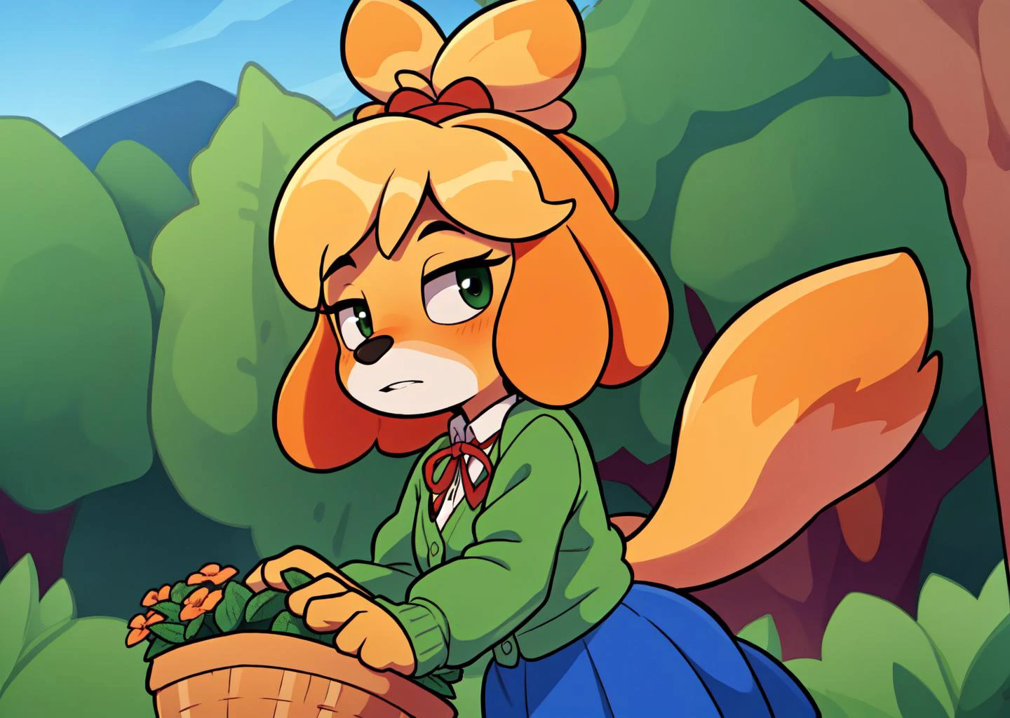 Isabelle - Animal Crossing - Modèle SeaArt AI