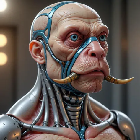 <UHDP Surreal>:[cyborg|walrus|anthropomorphic|Realism|Replication]> | sub-millimeter precision procedural based rendering| Trompe-l’œil | Zbrush Micro Detailing | Nanite-Level Denoising by [RIEGL VZ-6000|Artec Micro|Artec Studio 15|Geomagic Control X|FARO SCENE] (Micro Hyperrealism style of Damien Hirst|Ron Mueck|Style_UE5_Photorealism|High_resolution_detailed_Shot_of1_Trompe_l_œil1:1.2)