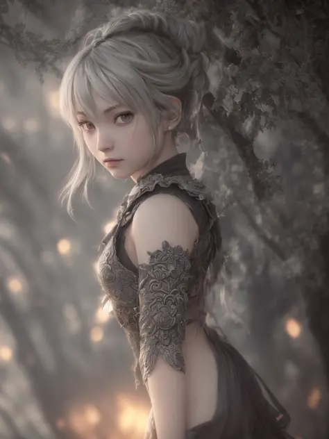 anime fantasy, girl in hell, extremely detailed CG unity 8k wallpaper, complex, high detail, dramatic, real world, fantasy place, action frame, (hard focus, 8k), 8k textures, soft cinematic light, adobe lightroom, darkroom, hdr , intricate, elegant, highly...