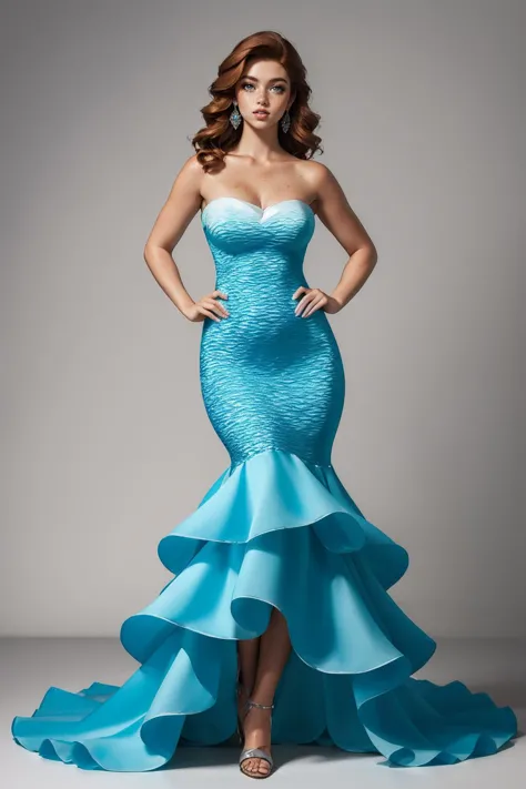 Wavy Mermaid Dress