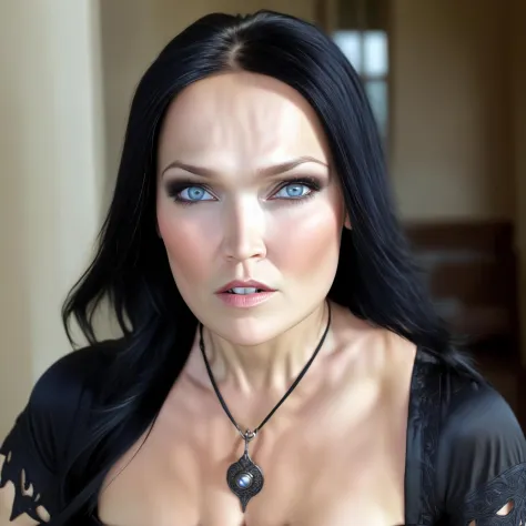 TarjaTurunenQuiron woman, big breasts,eye focus,close up,dress,sharp focus,(detailed eyes:0.8),(looking at the camera:1.4),remar...