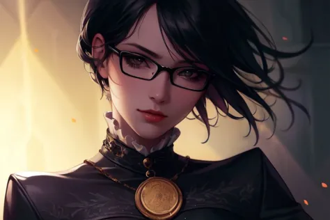 <checkpoint:divineelegancemix_V9:0.85>,<lora:more_details:1>, dynamic poses, sexy face, ((best eyes)) solo, bayonetta2, 1girl, bodysuit, makeup, lipstick, short hair, jewelry, glasses, amulet, elbow gloves, ultra high res, perfecteyes eyes, (photorealistic:1.4), high resolution, detailed, raw photo, rich colors, hyper realistic, lifelike texture, dramatic lighting, unreal engine, photorealistic, photo, realism, photorealism, high contrast, photorealistic, 8k, HD, high definition, detailed realistic, detailed, skin texture, hyper detailed, realistic skin texture, ((HD, clear, sharp, in focus))