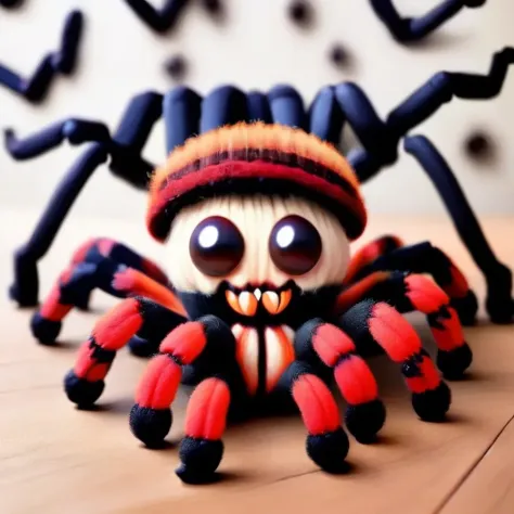 <lora:xmas_tarantula_amigurumi_001:1>tarantula