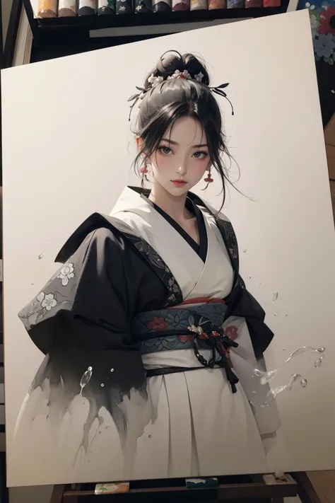 a painting of a woman in a kimono kimono kimono kimono kimono kimono kimono kimono kimono kimono kimono kimono kim