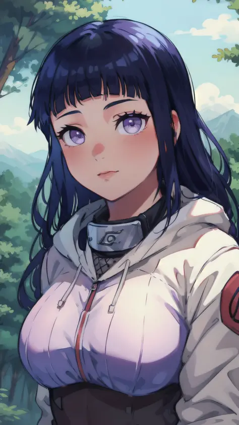 pixel-hinata, 1girl, masterpiece, best quality, forest mountain <hypernet:myhands_22k:0.75> <lora:hinata-hyuga-lora:0.75>