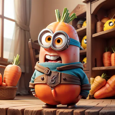 <lora:add_detail:1>, RAW Photo, Photorealistic <lora:MinionStyle-03:1>MinionStyle carrot, (Masterpiece:1.3) (best quality:1.2) (high quality:1.1)