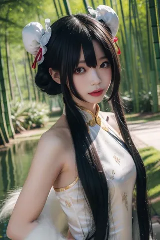 时崎狂三 旗袍 tokisaki kurumi chinese clothes