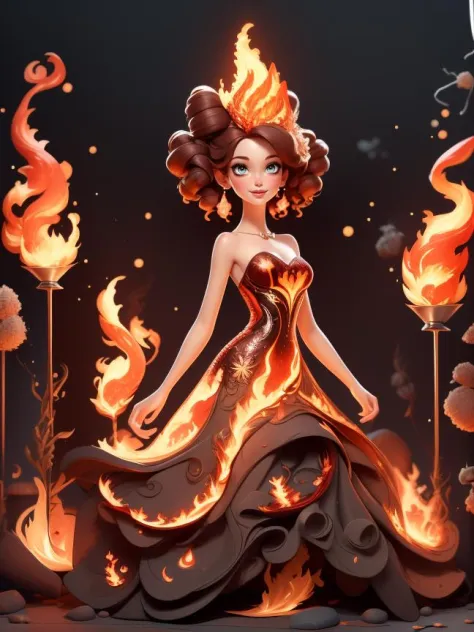 beautiful woman wearing a (phoenix dress)<lora:phoenix_dress-1.0:0.8>, fire, flames, 
8k, masterpiece, highly detailed, solo,
Co...