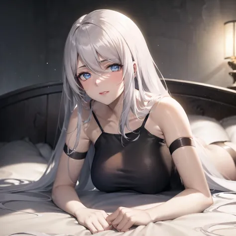 (a2:1.0),(og_ver:1.0),1girl,long_hair,looking at viewer,lying on a bed,masterpiece, best quality, beautiful lighting,   <lyco:a2...