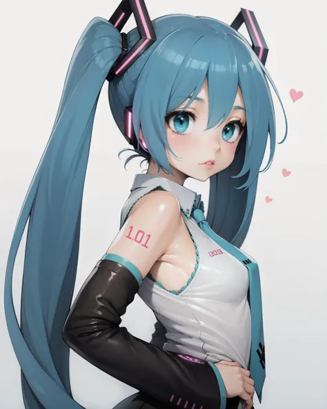 (best quality), highres, <lora:add_detail:-0.7>, <lora:LowRA:0.4>, <lora:ishikei_v0.1:1>, 1girl, hatsune miku, aqua eyes