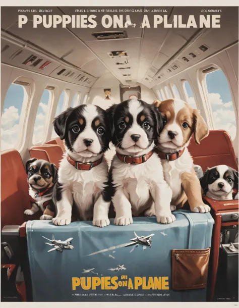 puppies on a plane movie poster