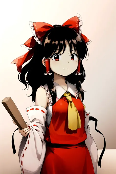 anime girl with a knife and a book in her hand