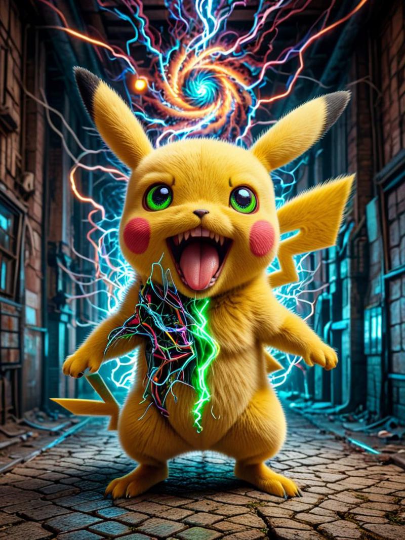 Pokemon pikachu is a pokemon movie that is being watched by many people -  SeaArt AI