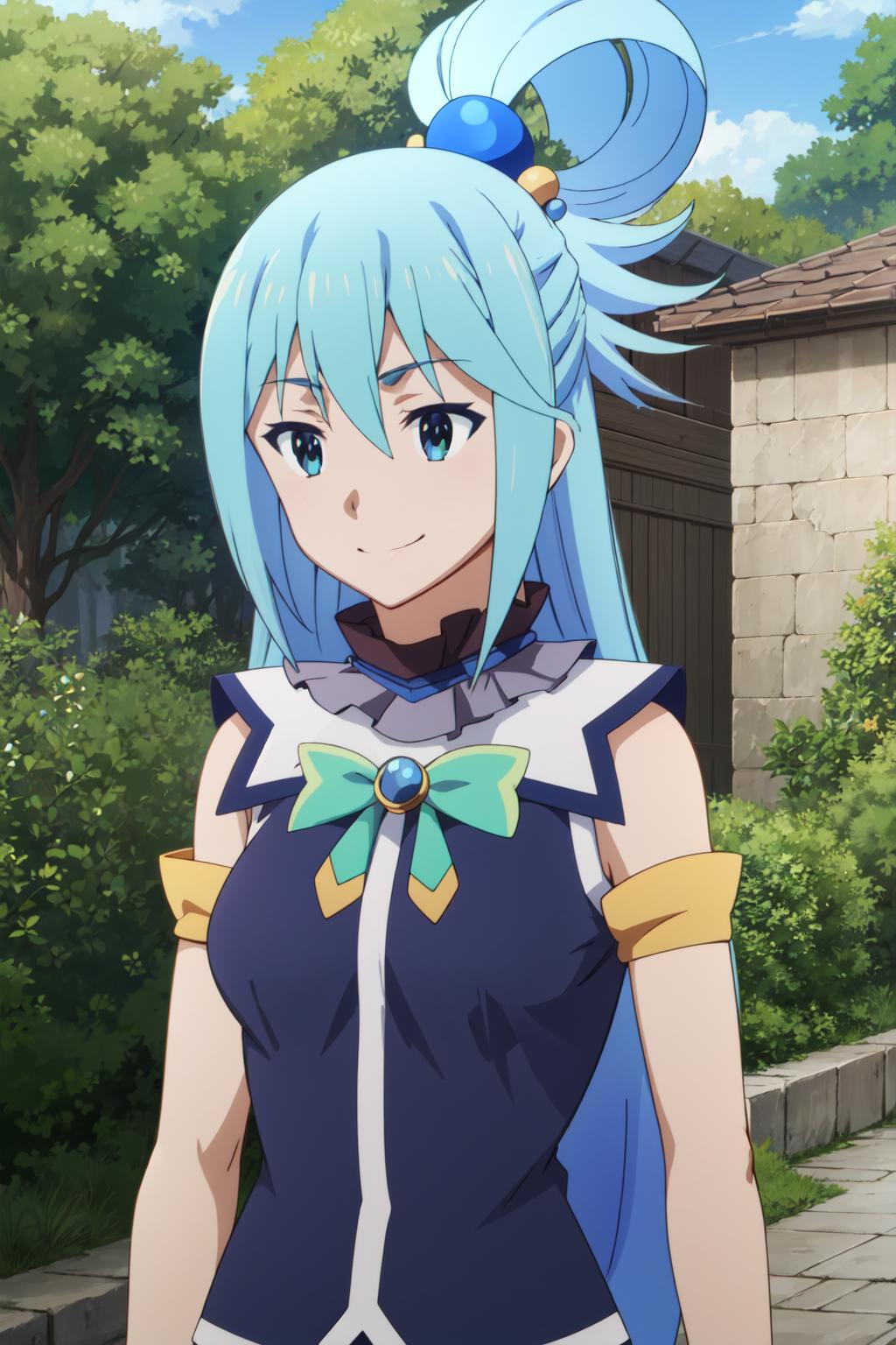 Aqua ( KonoSuba / この素晴らしい世界に祝福を！紅伝説 ) Anime Design - SeaArt AI Model