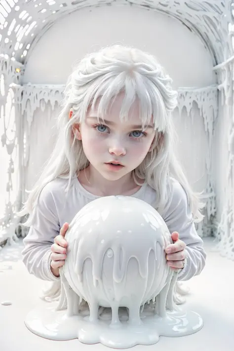 to8highkey style,  whiteSlimeAI (albino:1.3) pale white hair ErinNobodySD15 covered in white slime
sitting in a broken egg filled with white liquid
(empty white room white background:1.3) Style-Interact
(masterpiece:1.2) (photorealistic:1.2) (bokeh) (best ...