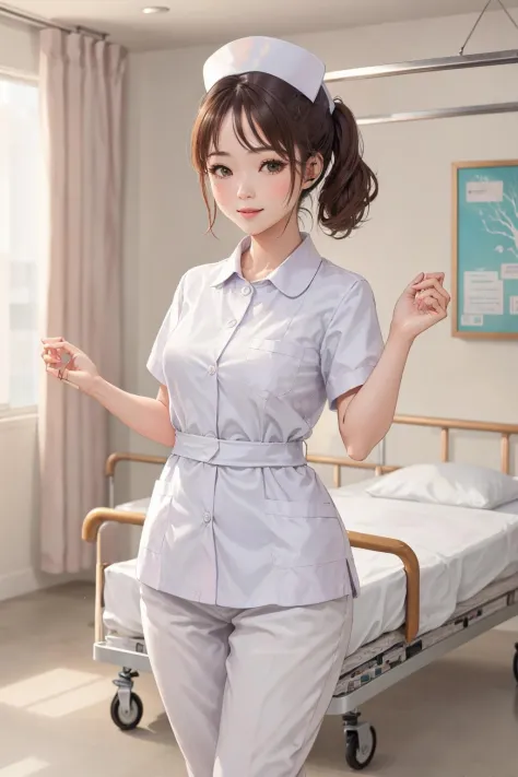 nurse uniform,hospital, latex nurse suit,nurses - SeaArt AI