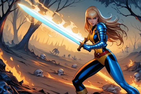Magik from Marvel Comics 3 outfits | Pony