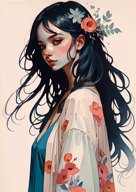 1 สาว
ศิลปะโดย Stasia Burrington